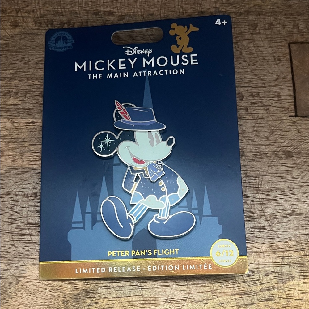 Disney Mickey Mouse Pin - Dapper Blue and White Design